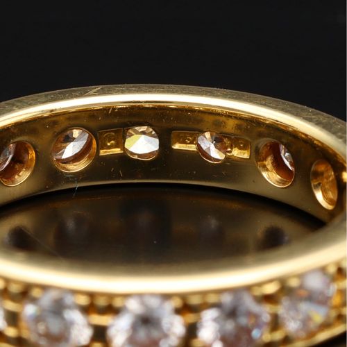 18ct Gold Diamond Eternity Ring image-2