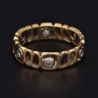 18k Gold Diamond Eternity Ring