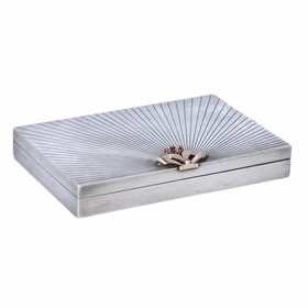 Hollywood Legend Marlene Dietrich's Art Deco Solid Silver Minauderie