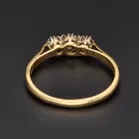 18ct Yellow Gold 3-Stone Diamond Ring