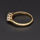 18ct Yellow Gold 3-Stone Diamond Ring