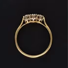 18ct Yellow Gold 3-Stone Diamond Ring