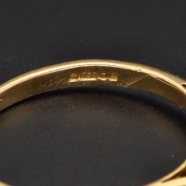 18ct Yellow Gold 3-Stone Diamond Ring