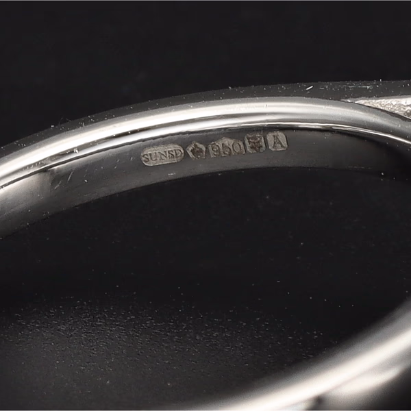 Platinum Oval Lab Diamond 5.03ct Solitaire Ring