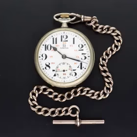 Omega Gents Open Face Pocket Watch