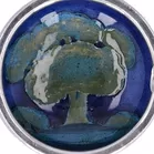 Early 20th Century William Moorcroft Moonlit Blue Ashtray
