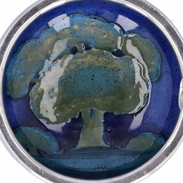 Early 20th Century William Moorcroft Moonlit Blue Ashtray