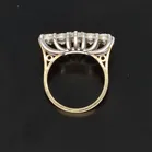 18K Gold & Diamond Cluster Ring