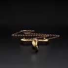 Heavy 18ct Gold Scorpion Diamond and Ruby Pendant