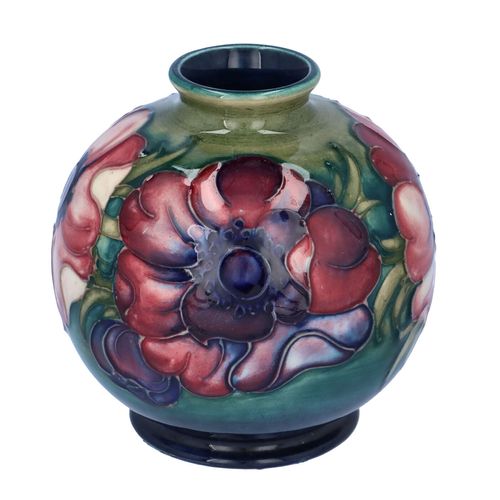 Small Moorcroft Anemone Vase image-1