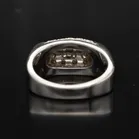 Bulvgari 18ct White Gold Diamond Cluster Ring
