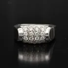 Bulvgari 18ct White Gold Diamond Cluster Ring