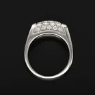 Bulvgari 18ct White Gold Diamond Cluster Ring