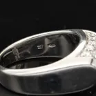Bulvgari 18ct White Gold Diamond Cluster Ring