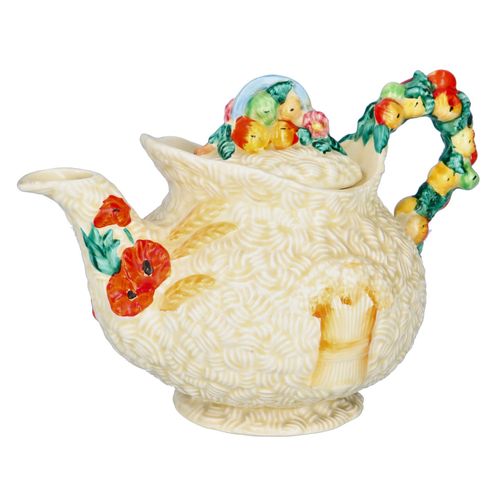 Clarice Cliff Celtic Harvest Teapot image-1