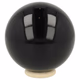 Zwarte obsidiaan bol 77mm - 360° presentation