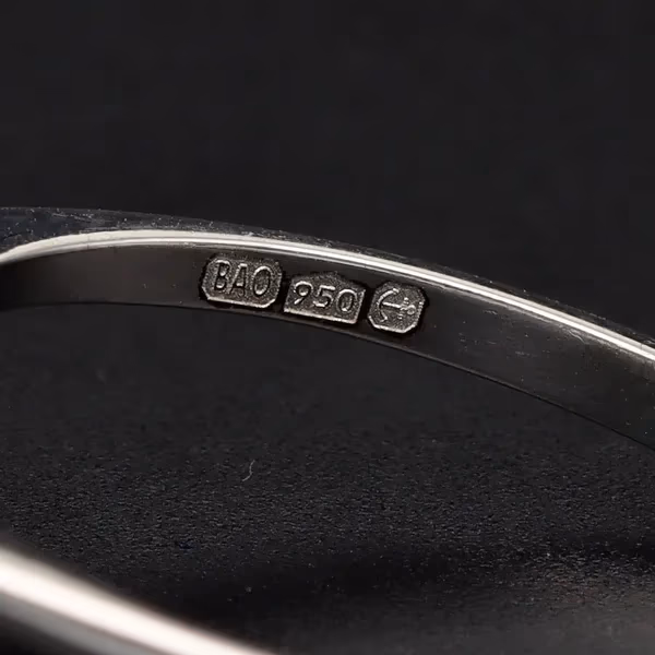 Platinum Emerald and Diamond Ring