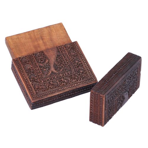 Sandalwood Mysore Indian Carved Box image-4