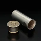 Rare Pair of Victorian Silver Shotgun Cartridge Pepperettes