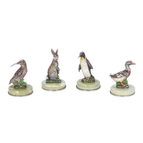 Set of Four Animal Menu or Place Card Holders image-1