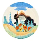 Clarice Cliff "Trallee" LG Ribbed Plate