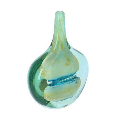 Michael Harris Mdina Cut Ice Fish Glass Vase image-1