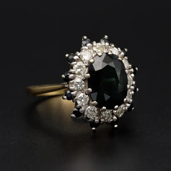 18ct Gold Sapphire and Diamond Ring