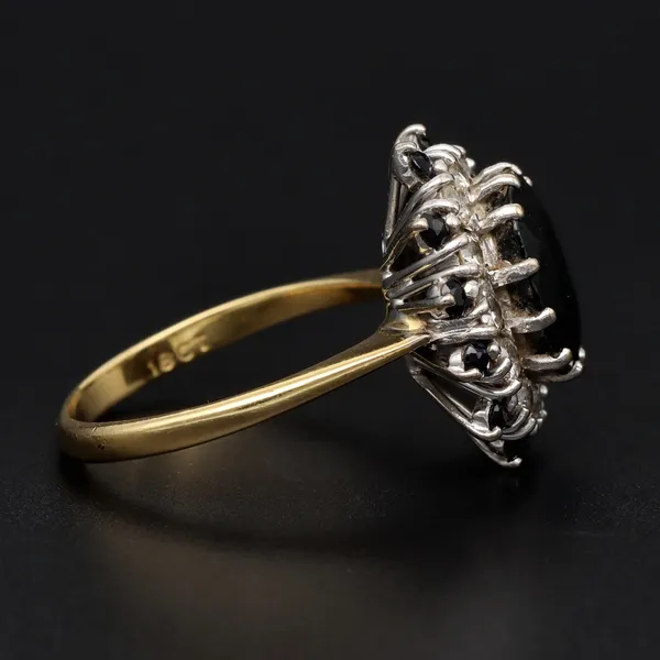 18ct Gold Sapphire and Diamond Ring
