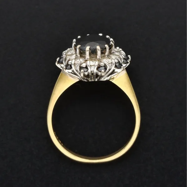 18ct Gold Sapphire and Diamond Ring