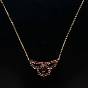 9ct Gold Ruby Necklace