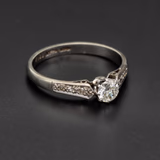 Antique 18ct Gold Platinum Diamond Ring