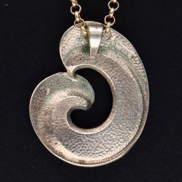 Sheila Fleet Wave Collection 925 Silver Necklace