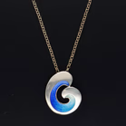 Sheila Fleet Wave Collection 925 Silver Necklace