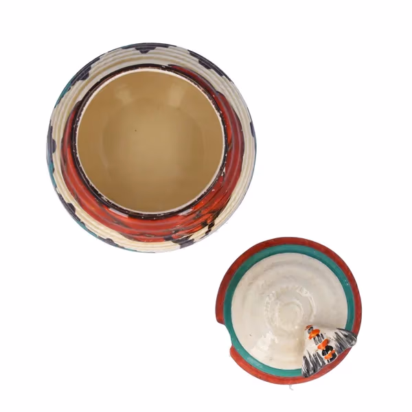 Clarice Cliff Limberlost Large Beehive Honey Pot