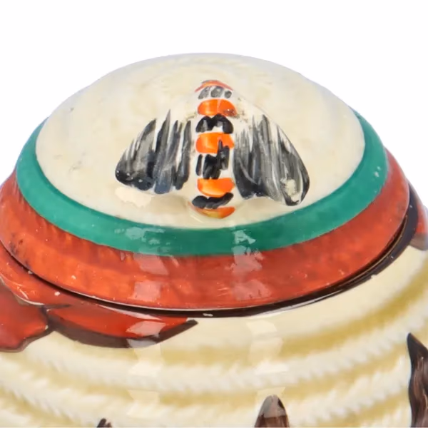 Clarice Cliff Limberlost Large Beehive Honey Pot