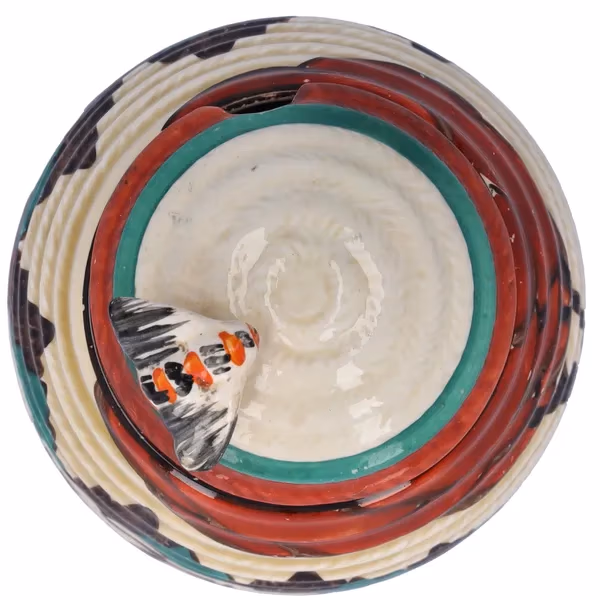 Clarice Cliff Limberlost Large Beehive Honey Pot