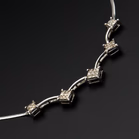 9ct White Gold and Diamond Necklace