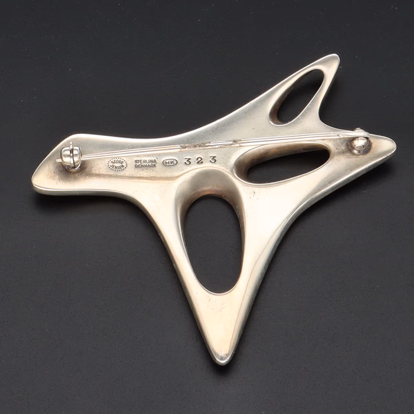 Georg Jensen Silver Brooch