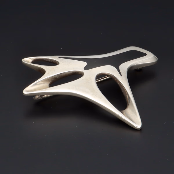 Georg Jensen Silver Brooch