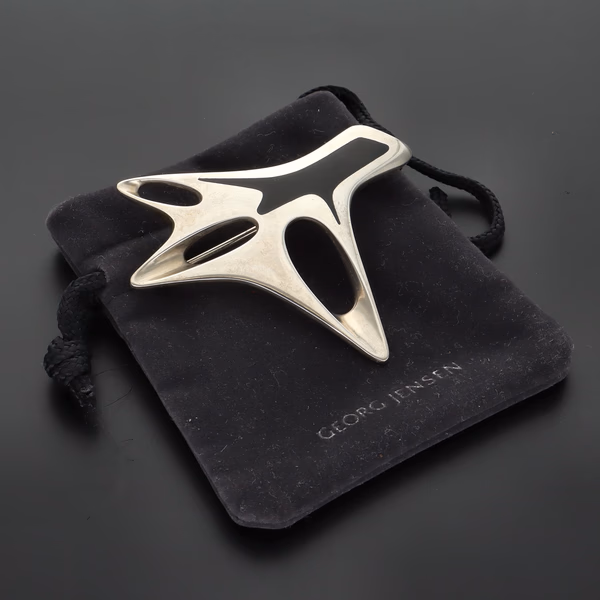 Georg Jensen Silver Brooch