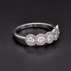 18ct White Gold & Diamond Ring