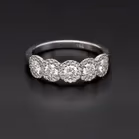 18ct White Gold & Diamond Ring