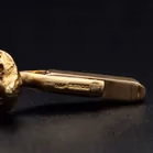 Retro Gold Fox Cufflinks Birmingham 1978