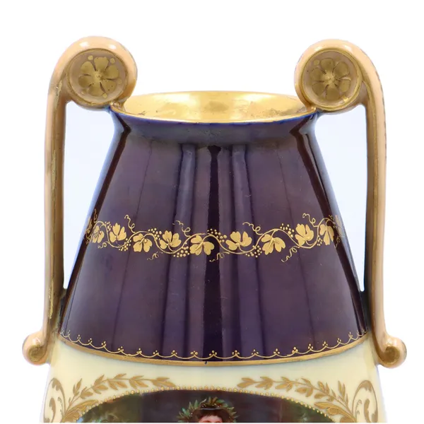 Vienna Porcelain Hand Painted Vase