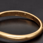 Stamped 18ct Gold Platinum Ruby Diamond Ring