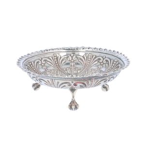 Victorian Silver Decorative Pin Tray