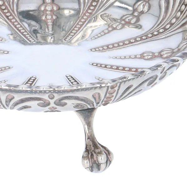 Victorian Silver Decorative Pin Tray