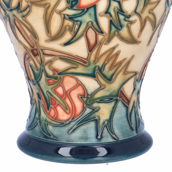 Moorcroft Signed Floral Vase 1998