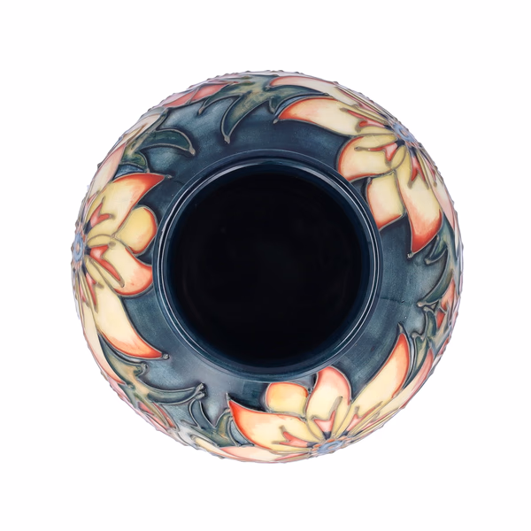 Moorcroft Signed Floral Vase 1998