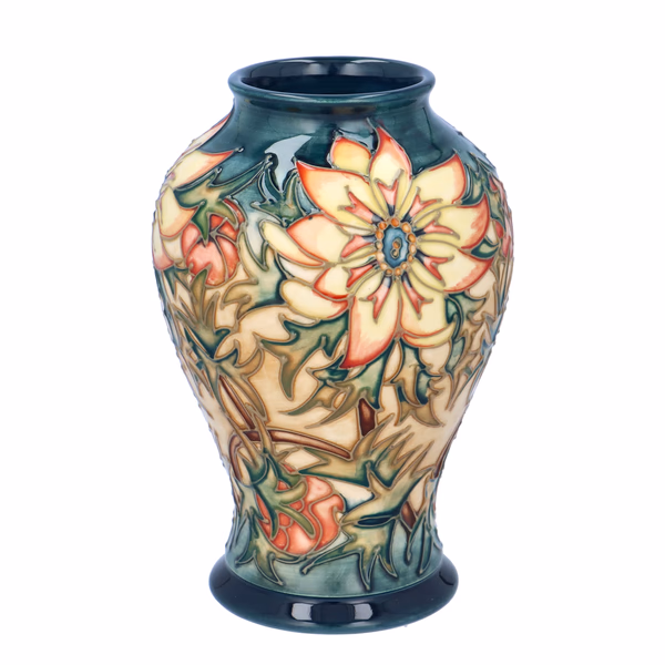 Moorcroft Signed Floral Vase 1998
